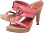 Dior Vintage Pre-owned Leather sandals Pink Dames - Thumbnail 3