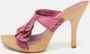 Dior Vintage Pre-owned Leather sandals Pink Dames - Thumbnail 2
