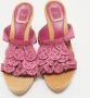 Dior Vintage Pre-owned Leather sandals Pink Dames - Thumbnail 3