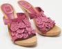 Dior Vintage Pre-owned Leather sandals Pink Dames - Thumbnail 4