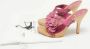Dior Vintage Pre-owned Leather sandals Pink Dames - Thumbnail 9
