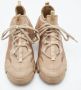 Dior Vintage Pre-owned Leather sneakers Beige Dames - Thumbnail 3