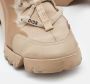Dior Vintage Pre-owned Leather sneakers Beige Dames - Thumbnail 8