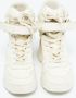 Dior Vintage Pre-owned Leather sneakers Beige Heren - Thumbnail 3