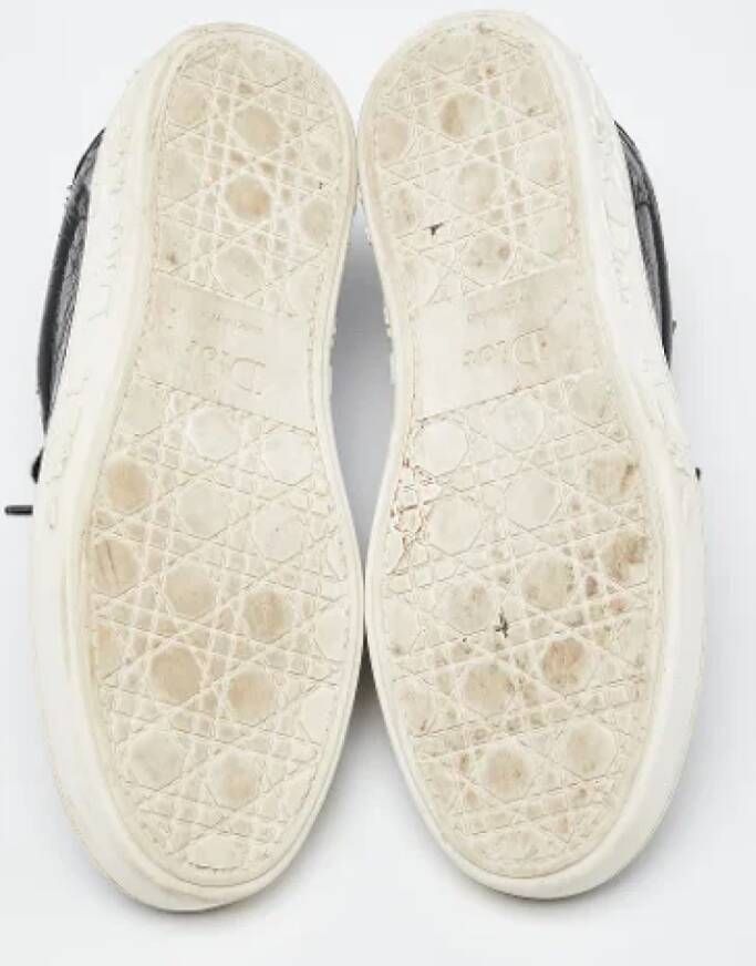 Dior Vintage Pre-owned Leather sneakers Black Dames