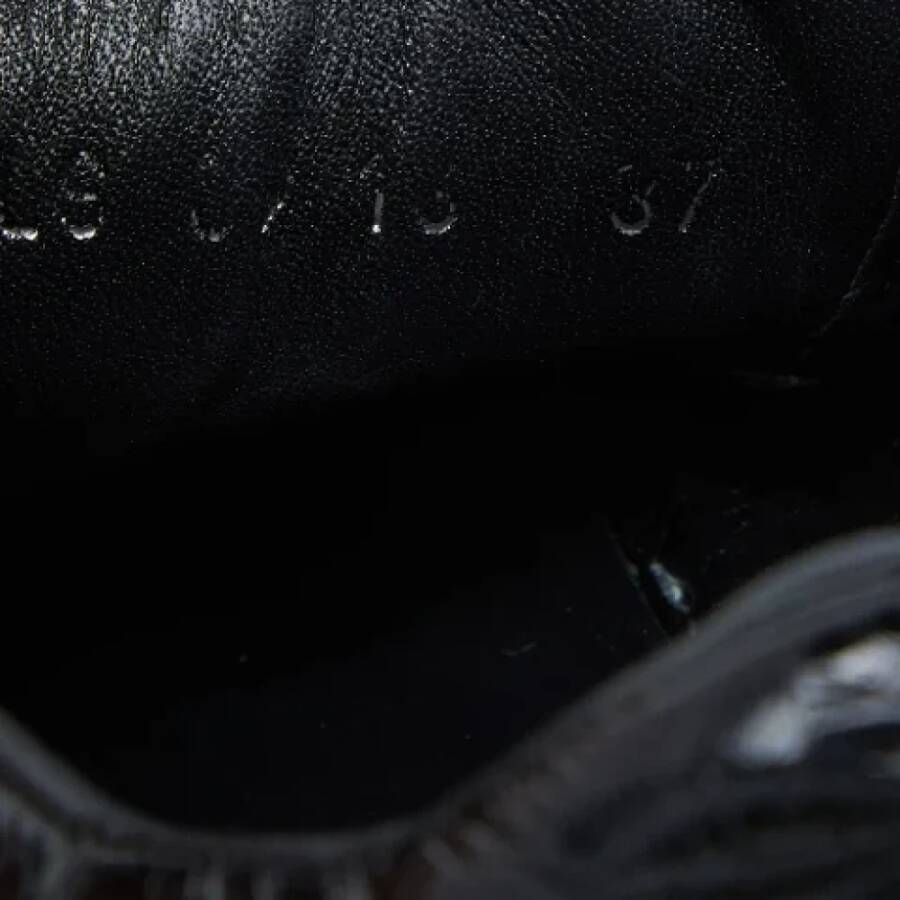 Dior Vintage Pre-owned Leather sneakers Black Dames