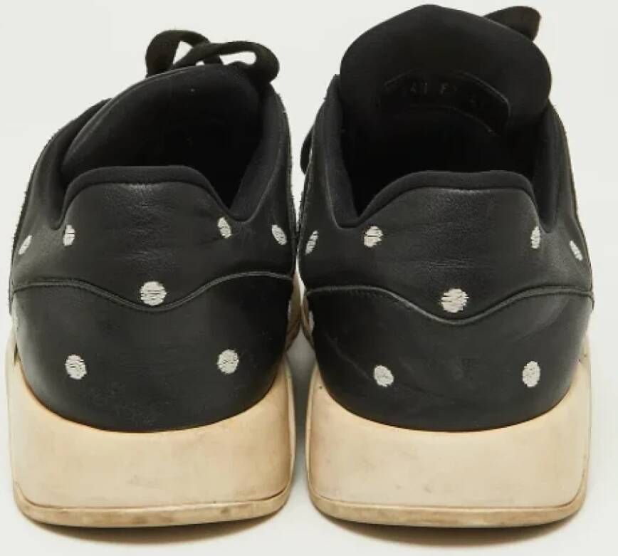 Dior Vintage Pre-owned Leather sneakers Black Dames