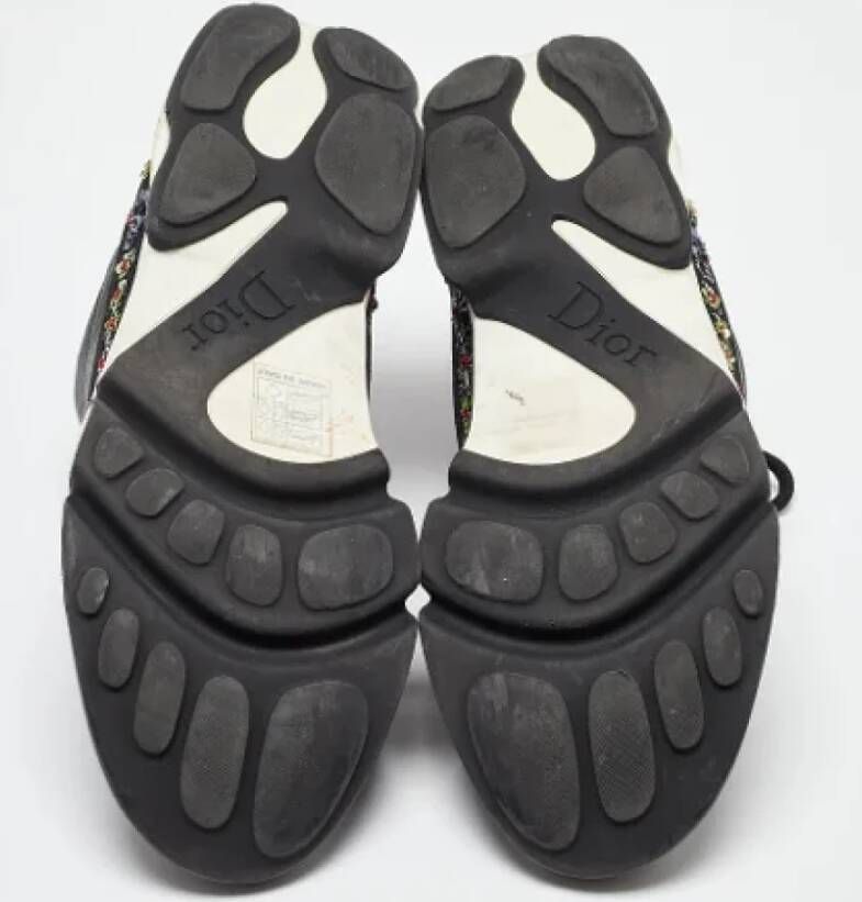 Dior Vintage Pre-owned Leather sneakers Black Dames