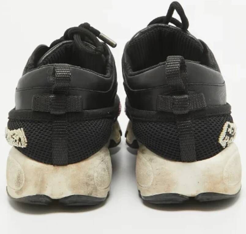 Dior Vintage Pre-owned Leather sneakers Black Dames