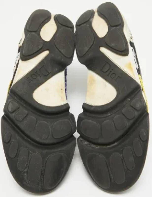 Dior Vintage Pre-owned Leather sneakers Black Dames