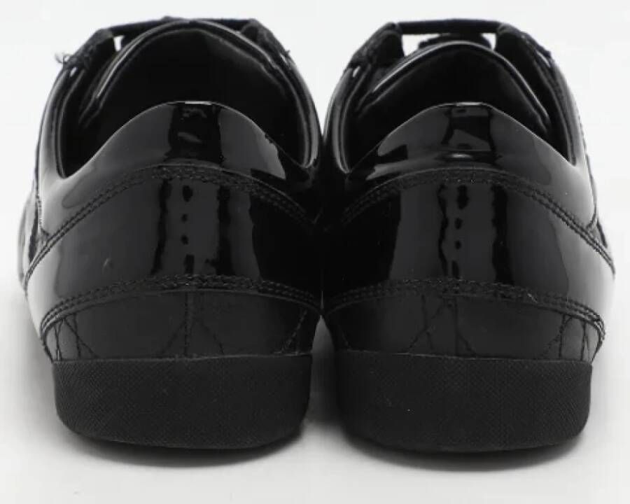Dior Vintage Pre-owned Leather sneakers Black Dames