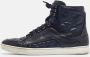 Dior Vintage Pre-owned Leather sneakers Blue Dames - Thumbnail 2
