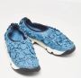 Dior Vintage Pre-owned Leather sneakers Blue Dames - Thumbnail 4