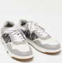 Dior Vintage Pre-owned Leather sneakers Gray Heren - Thumbnail 4