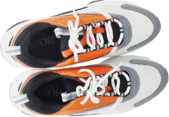 Dior Vintage Pre-owned Leather sneakers Multicolor Dames