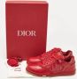 Dior Vintage Pre-owned Leather sneakers Red Heren - Thumbnail 9