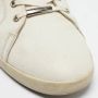 Dior Vintage Pre-owned Leather sneakers White Heren - Thumbnail 7