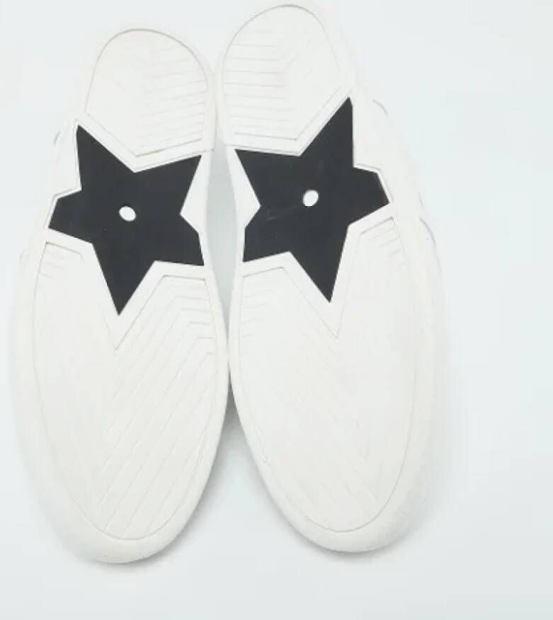 Dior Vintage Pre-owned Leather sneakers White Heren