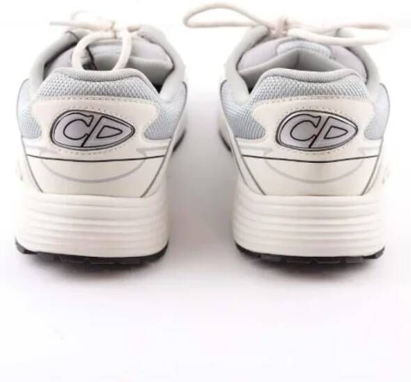 Dior Vintage Pre-owned Leather sneakers White Heren