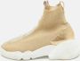 Dior Vintage Pre-owned Leather sneakers Yellow Dames - Thumbnail 2