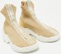 Dior Vintage Pre-owned Leather sneakers Yellow Dames - Thumbnail 4