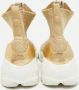 Dior Vintage Pre-owned Leather sneakers Yellow Dames - Thumbnail 5