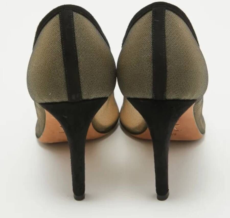 Dior Vintage Pre-owned Mesh heels Beige Dames