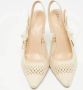 Dior Vintage Pre-owned Mesh heels Beige Dames - Thumbnail 3