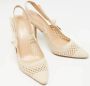 Dior Vintage Pre-owned Mesh heels Beige Dames - Thumbnail 4
