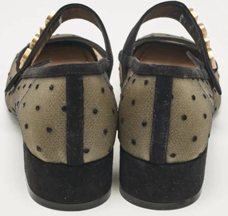 Dior Vintage Pre-owned Mesh heels Beige Dames