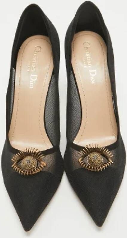 Dior Vintage Pre-owned Mesh heels Black Dames
