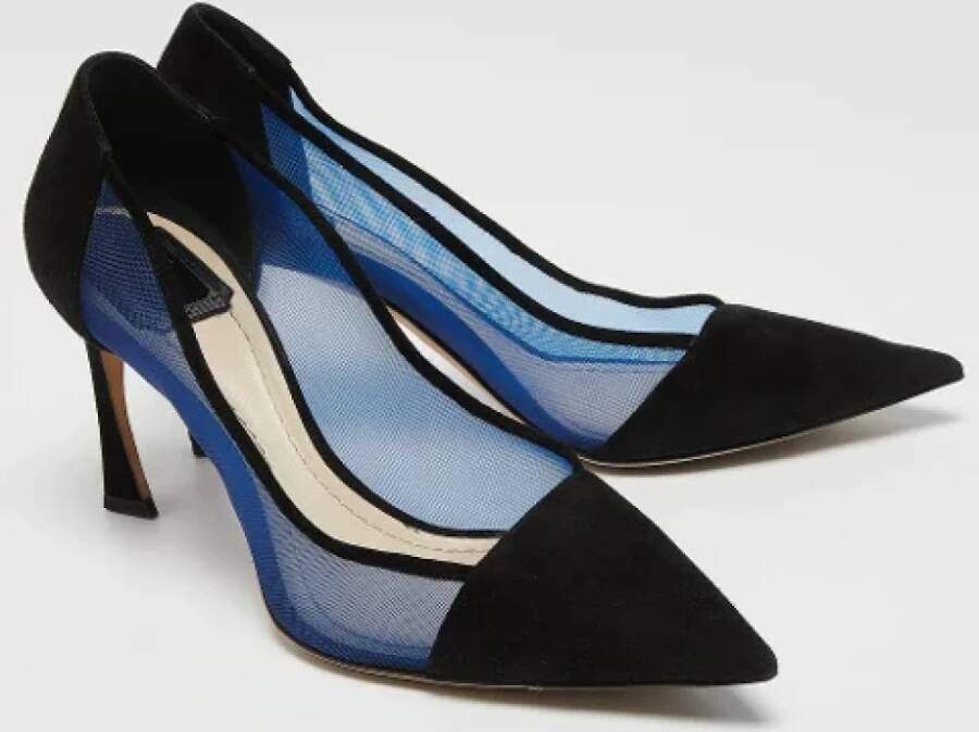 Dior Vintage Pre-owned Mesh heels Black Dames
