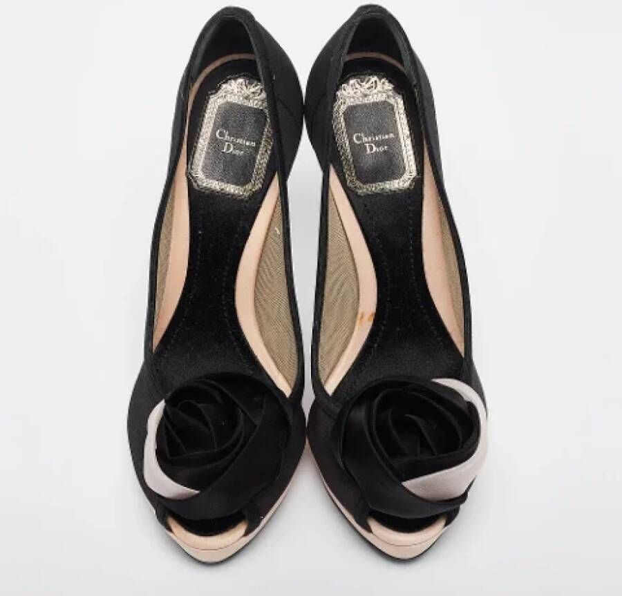 Dior Vintage Pre-owned Mesh heels Black Dames