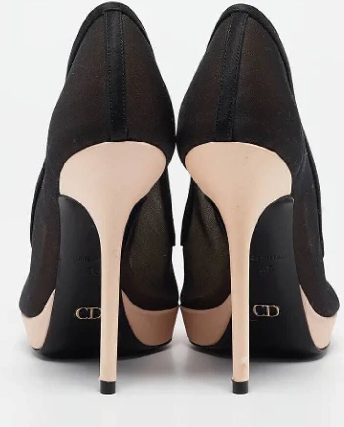 Dior Vintage Pre-owned Mesh heels Black Dames