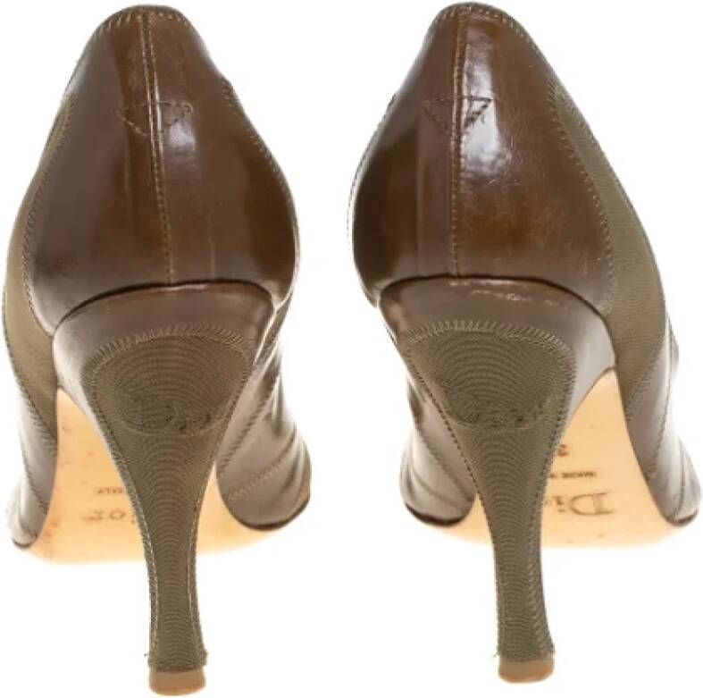 Dior Vintage Pre-owned Mesh heels Green Dames