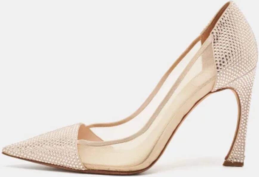 Dior Vintage Pre-owned Mesh heels Pink Dames