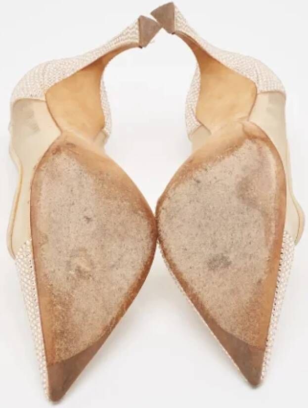 Dior Vintage Pre-owned Mesh heels Pink Dames