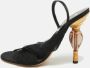 Dior Vintage Pre-owned Mesh sandals Black Dames - Thumbnail 2
