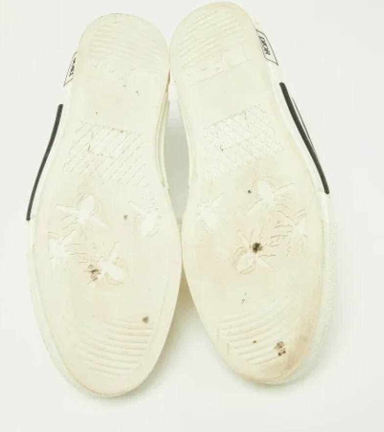 Dior Vintage Pre-owned Mesh sneakers Beige Dames