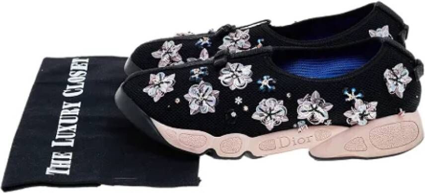 Dior Vintage Pre-owned Mesh sneakers Black Dames