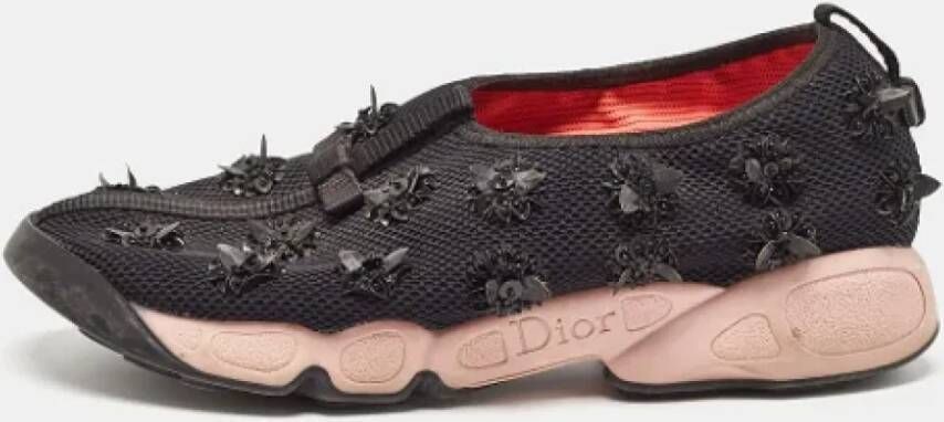 Dior Vintage Pre-owned Mesh sneakers Black Dames