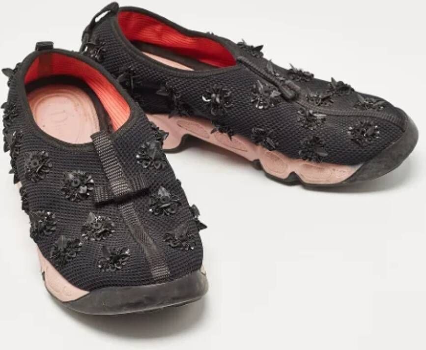 Dior Vintage Pre-owned Mesh sneakers Black Dames