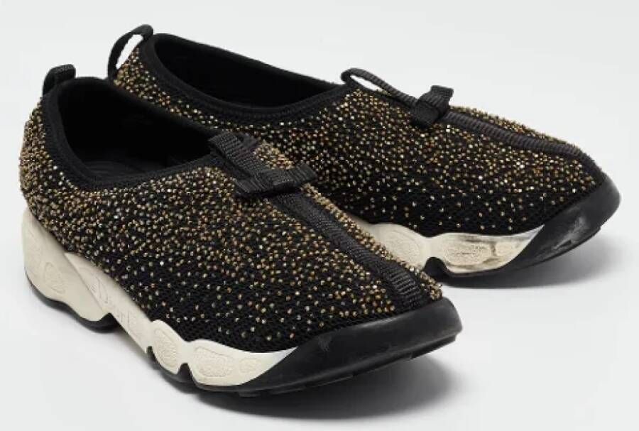 Dior Vintage Pre-owned Mesh sneakers Black Dames
