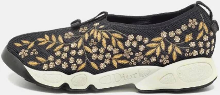 Dior Vintage Pre-owned Mesh sneakers Black Dames