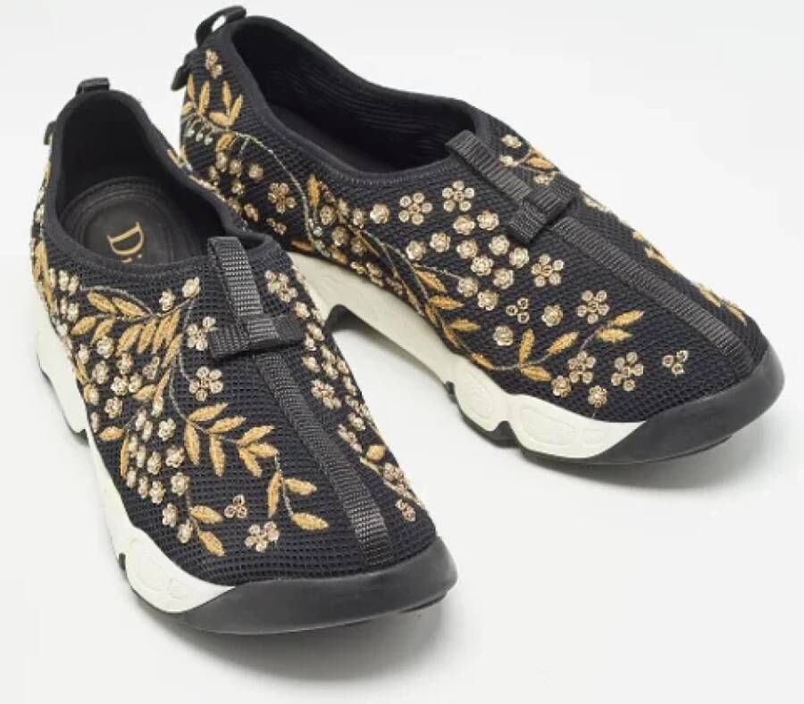 Dior Vintage Pre-owned Mesh sneakers Black Dames