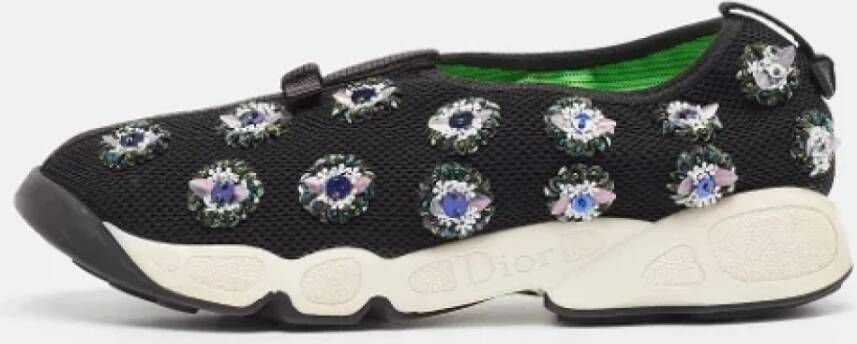 Dior Vintage Pre-owned Mesh sneakers Black Dames
