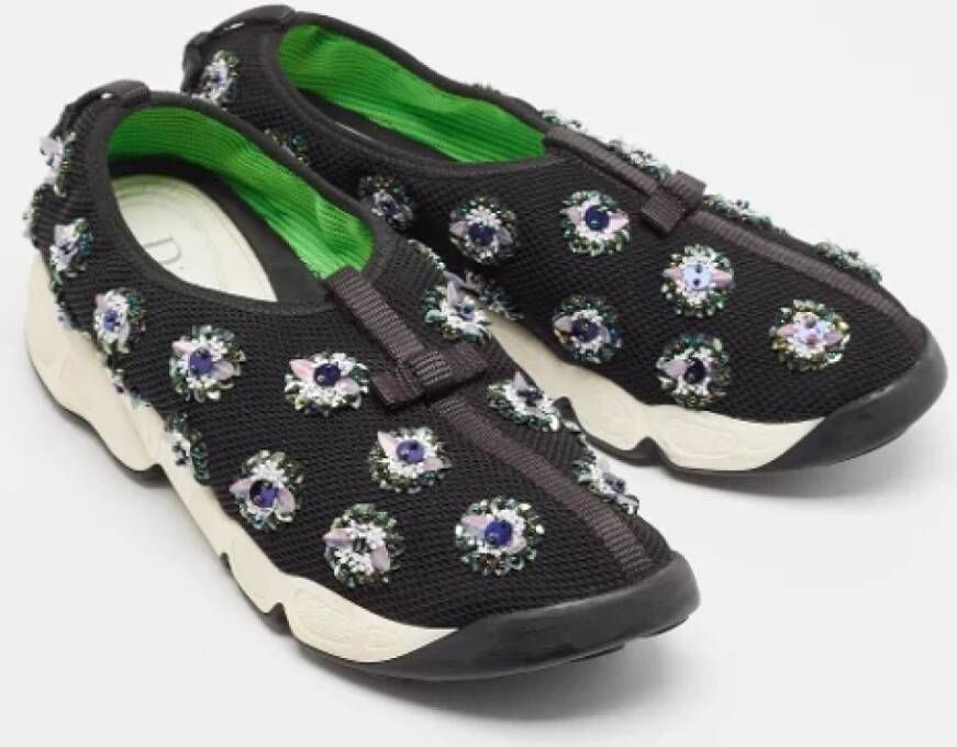Dior Vintage Pre-owned Mesh sneakers Black Dames