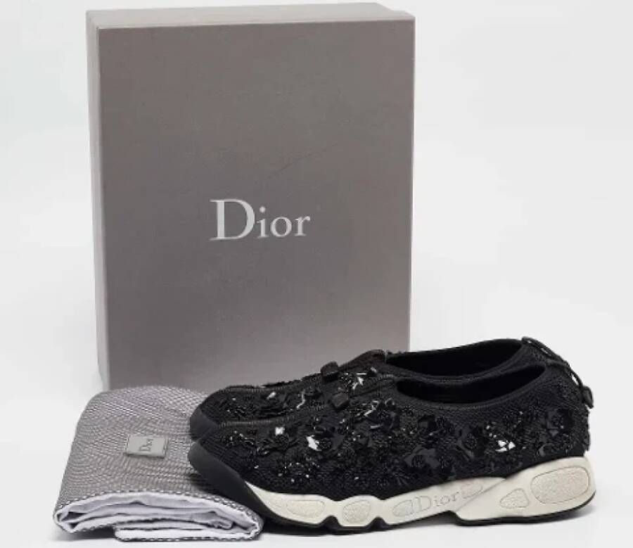 Dior Vintage Pre-owned Mesh sneakers Black Dames