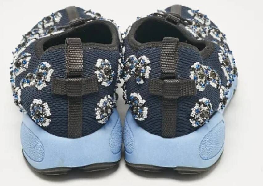Dior Vintage Pre-owned Mesh sneakers Blue Dames