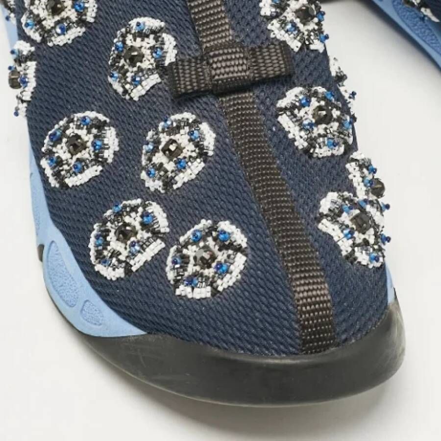 Dior Vintage Pre-owned Mesh sneakers Blue Dames